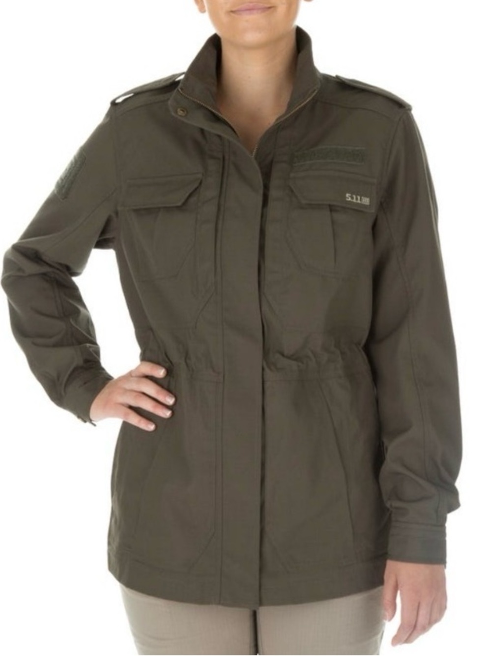 5.11 Tactical Women's Olive Green Utility Field Jacket M As New!!
